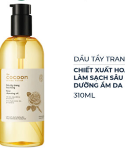 Dầu Tẩy Trang Cocoon Chiết Xuất Hoa Hồng 310ml-500ml